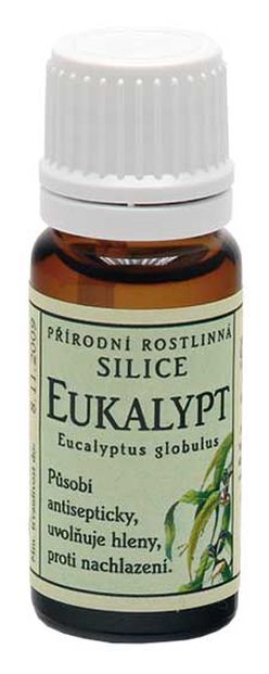GREŠÍK VALDEMAR Eukalyptus prírodný - rastlinné silice, 10 ml