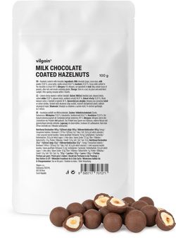 Vilgain Lieskové orechy v mliečnej čokoláde 100 g