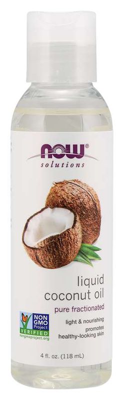 NOW® Foods NOW Coconut oil (kokosový olej), Liquid Pure Fractionated, 118 ml