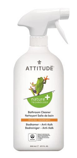 Attitude - čistič kúpeľní s vôňou citrónovej kôry, 800 ml