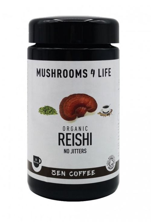 Mushrooms 4 Life Káva ze Sumatry s houbou Reishi, vanilkou a kardamomem, rozpustná, 80 g