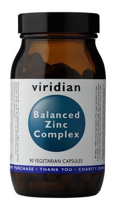Viridian Balanced Zinc Complex - 90 kapslí