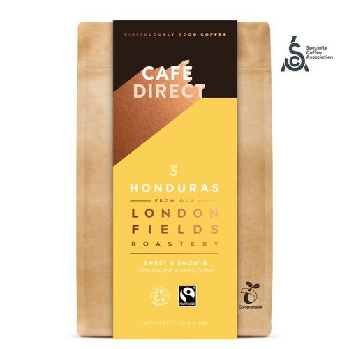 Cafédirect - BIO mletá káva Honduras SCA 83 s tónmi karamelu a orieškov, 200 g