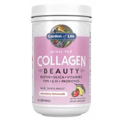 Garden of Life Collagen Beauty (kolagén - kolagénové peptidy), citrón a jahoda, 270 g