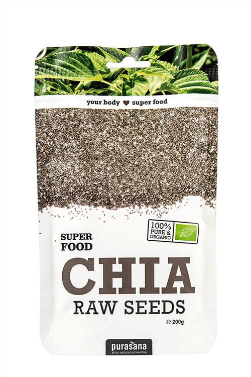 Purasana Chia Seeds BIO (chia semienka), 200 g