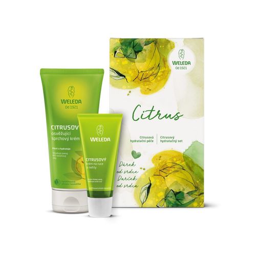 Weleda Citrusový sprchový krém 200 ml + Citrusový krém na ruce a nehty 50 ml dárková sada