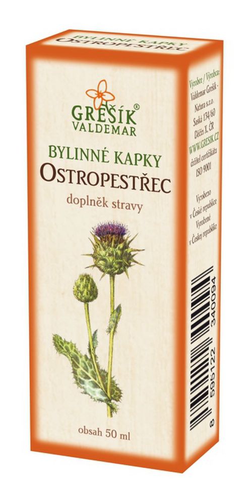 Bylinné kapky Ostropestřec 50 ml