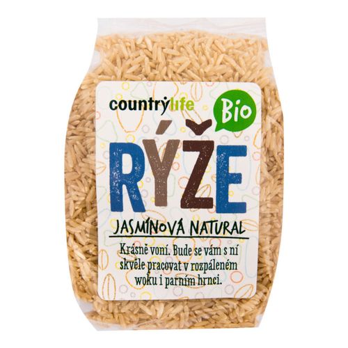 CountryLife - ryža jazmínová natural BIO, 500 g *cz-bio-001 certifikát