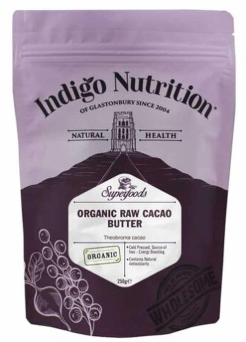 Indigo Herbs Cacao butter - organic, kakaové maslo, 500 g