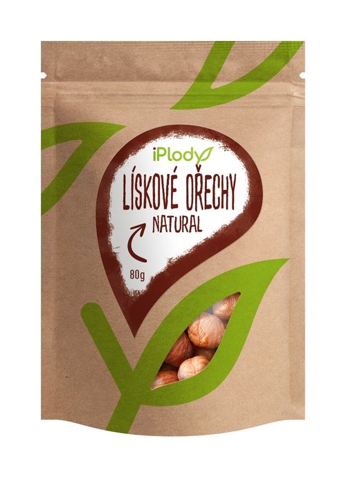 iPlody Lieskové orechy natural (80 g)