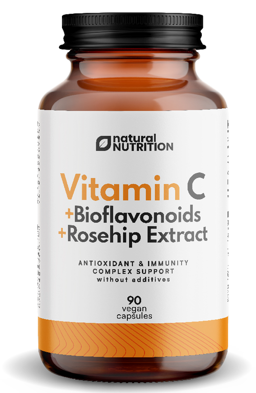 Vitamin C + Bioflavonoids + Rosehip extract kapsuly