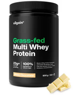 Vilgain Grass-Fed Multi Whey Protein biela čokoláda 900 g
