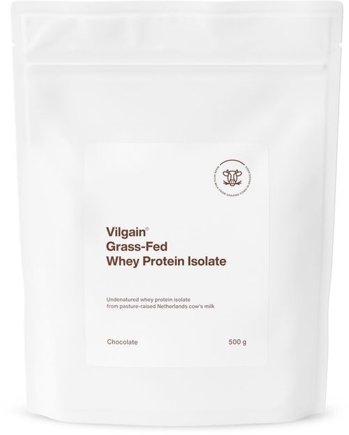 Vilgain Grass-Fed Whey Protein Isolate čokoláda 500 g