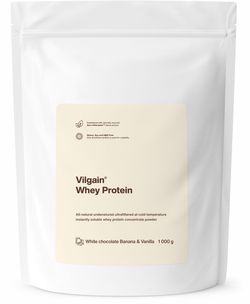 Vilgain Whey Protein biela čokoláda, banán a vanilka