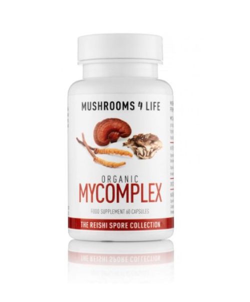 Mushrooms 4 Life BIO Komplex Reishi, Cordyceps, Maitake, 60 kapslí