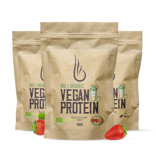 Vegan Protein - Bio Organic 400g Vanilla