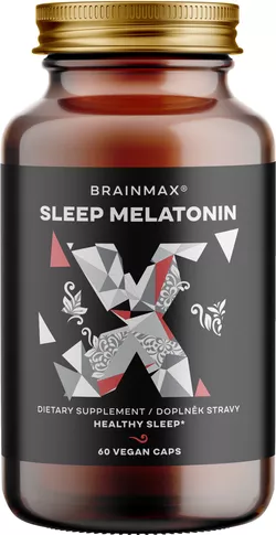 BrainMax Sleep Melatonin, 60 rastlinných kapsúl