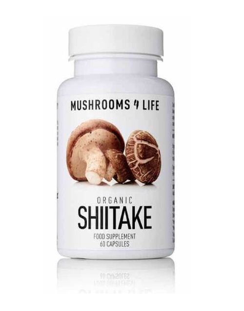 Mushrooms 4 Life Shiitake - Certifikovaná BIO houba, 60 kapslí