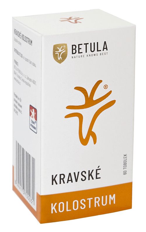 Betula - kravské kolostrum (colostrum), 250 mg, 60 kapsúl