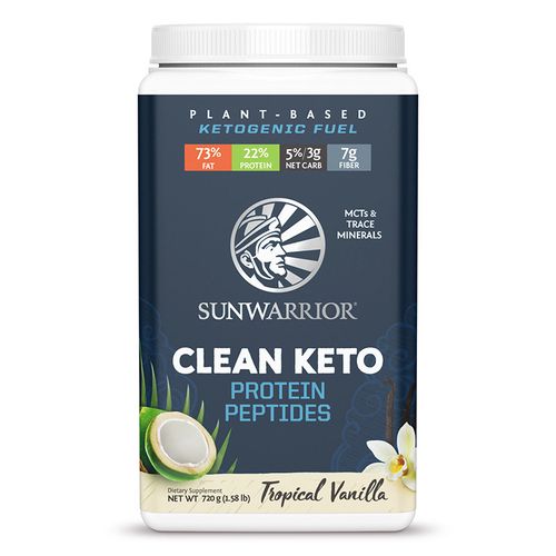 Sunwarrior CLEAN KETO, 720g - Vanilka