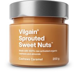 Vilgain Sweet Nuts z aktivovaných orechov BIO kešu s karamelom 200 g