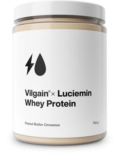 Vilgain Luciemin Whey Protein arašidové maslo/škorica 750 g
