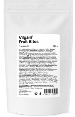 Vilgain Fruit Bites slivkové s jablkami 100 g