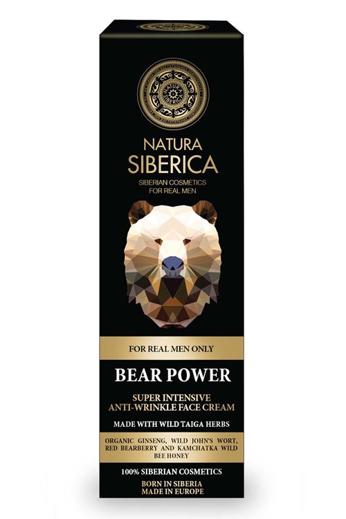 Natura Siberica Men Line Super intenzivní krém proti vráskám Síla medvěda 50 ml
