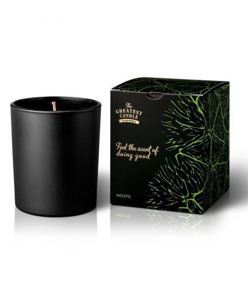 The Greatest Candle Vonná svíčka v černém skle (170 g) - mojito