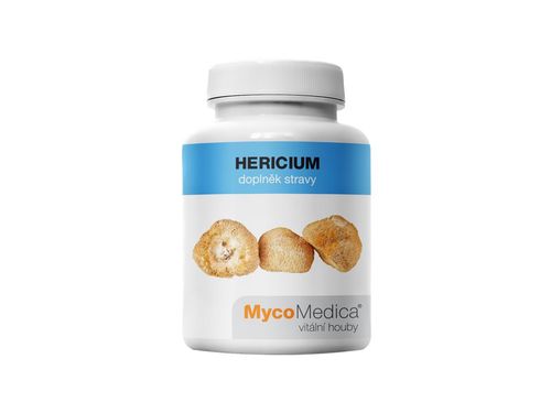 MycoMedica - Hericium (Lion's Mane) v optimální koncentraci, 90 želatinových kapslí