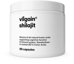 Vilgain Shilajit – 80 % extrakt kyseliny fulvovej 90 kapsúl