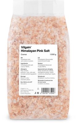 Vilgain Himalájska soľ ružová hrubá 1000 g