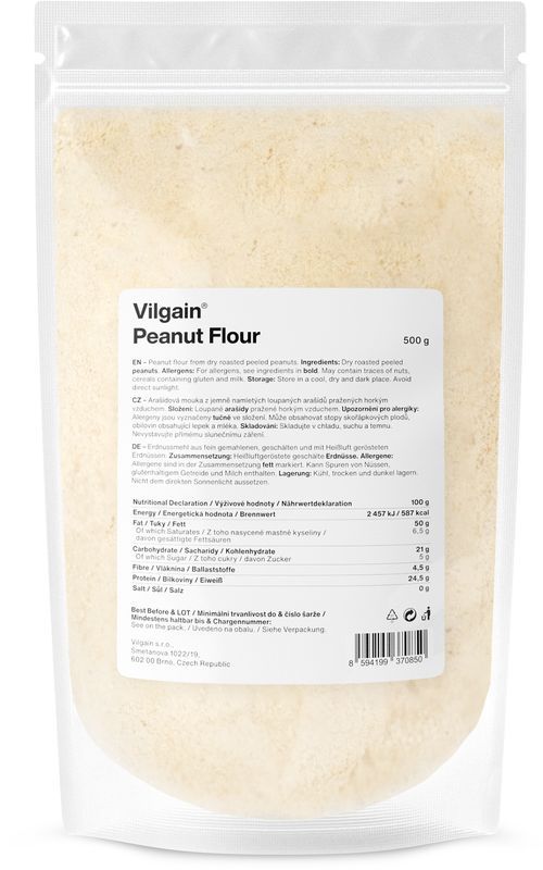 Vilgain Arašidová múka 500 g
