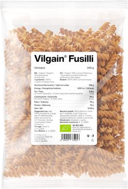 Vilgain Fusilli cestoviny BIO cícerové 250 g