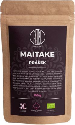 BrainMax Pure Maitake prášok, 100g *CZ-BIO-001 certifikát