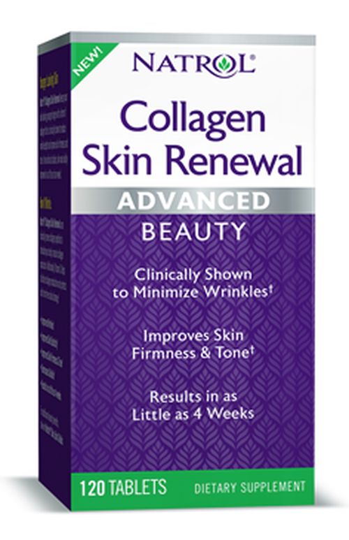 Natrol Collagen Skin Renewal (kolagenní peptidy), 120 tablet