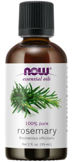 NOW® Foods NOW Essential Oil, Rosemary oil (éterický olej Rozmarýn), 59 ml