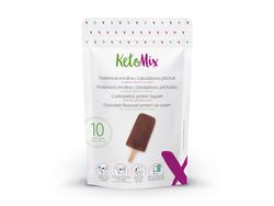 KetoMix Proteínová zmrzlina s čokoládovou príchuťou (10 porcií)