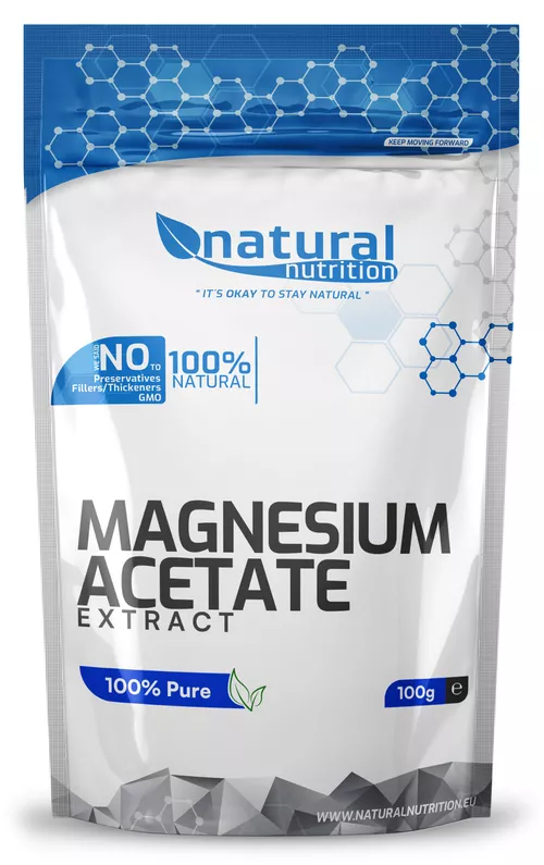 Magnézium acetát - octan horečnatý prášok 100g