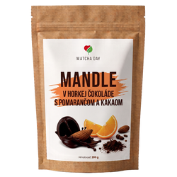 Mandle v horkej čokoláde s pomarančom a kakaom 200g