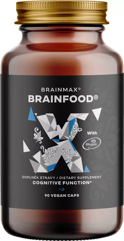 BrainMax BRAINFOOD, 90 rastlinných kapsúl