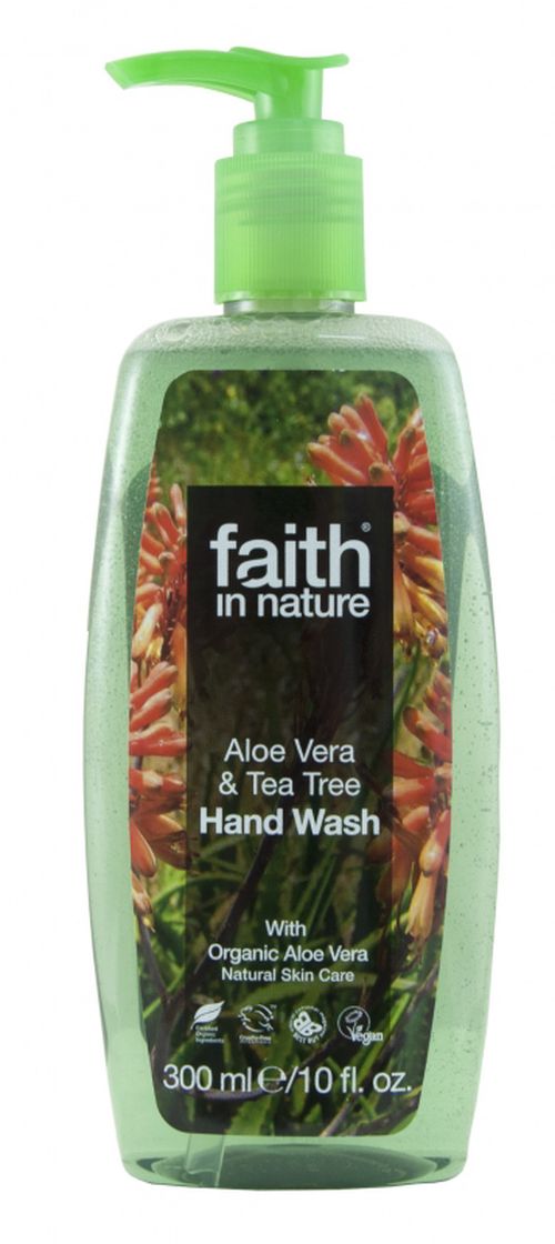 Faith in Nature tekuté mydlo s aloe vera a tea tree, 300 ml