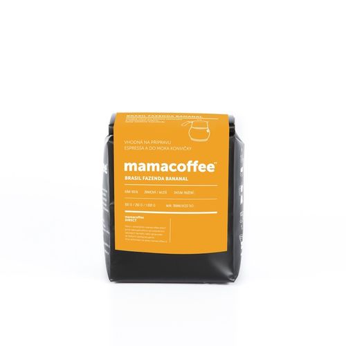 Mamacoffee - Brasil fazenda Bananal, 250g Druh mletie: Mletá