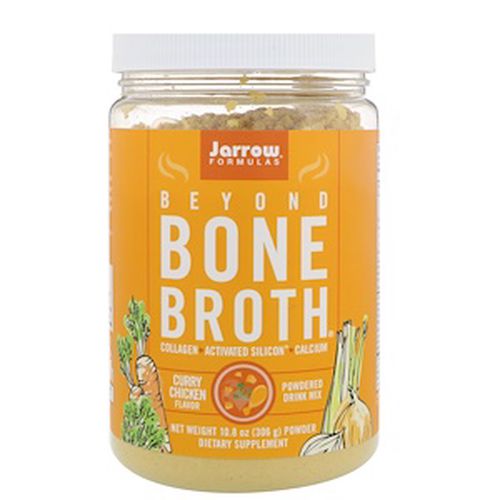 Jarrow Formulas Jarrow Beyond Bone Broth, kuracie karí, 306 g (instantný vývar z kostí)