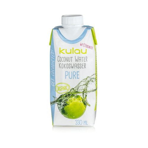 Kulau - BIO 100% kokosová voda PURE, 330 ml