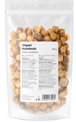 Vilgain Lieskové orechy karamelizované vanilka 250 g