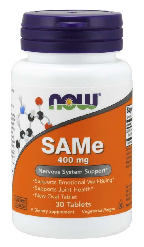 NOW® Foods NOW SAMe (S-adenosylmethionin), 400 mg, 30 tablet