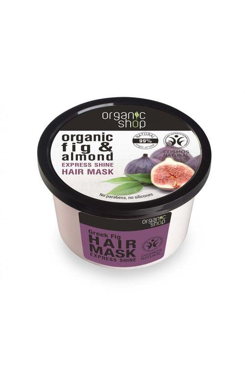 Organic Shop – Vlasová maska Řecký fík a mandle, 250 ml