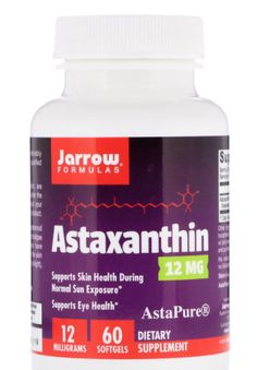 Jarrow Formulas Jarrow Astaxanthin, 12 mg, 60 softgélových kapsúl