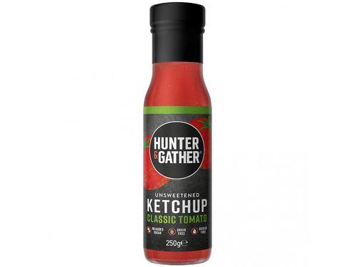HUNTER & GATHER paradajkový kečup bez cukru a sladidiel - Classic, 250 g
